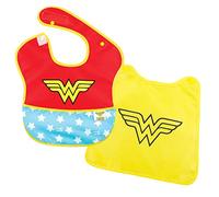 Bumkins DC Comics Super Bib with Cape, Wonder Woman, 6-24 months by Bumkins