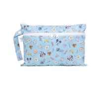 Bumkins Disney - Bolsa de Mano Impermeable para bebé, Viajes, Traje de baño, pañales de Tela, Piezas de Bomba, Piscina, Ropa de Gimnasio, artículos de tocador, Gancho para Cochecito, guardería, Bolsa