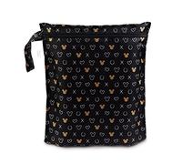 Bumkins Disney - Bolsa Impermeable para bebé, Viajes, Traje de baño, pañales de Tela, Piezas de Bomba, Piscina, Playa, Ropa de Gimnasio, artículos de tocador, Gancho para Cochecito, guardería