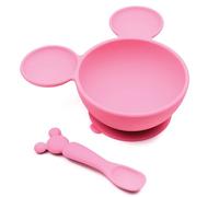 Bumkins Minnie Mouse - Set de primeros alimentos, color rosa