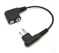 Bumooby Cable adaptador K1 a M1 compatible con radios BaoFeng BTECH UV-5R Kenwood de 2 pines NX-1200 NX-1300 NX-P1200 a Motorola M (K1 a M1)