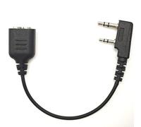 Bumooby Cable adaptador M1 a K1 compatible con radios Motorola M BaoFeng BTECH UV-5R Kenwood de 2 pines NX-1200 NX-1300 NX-P1200 (M1 a K1)