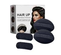 Bump Up Haarclip - 3.58 Inches Nylon Schwarz | Styling Zubehör Set - 22g Unsichtbare Werkzeuge für Flechten Brötchen Perfekt für Hochzeiten Tägliche Frisuren Damen Mädchen