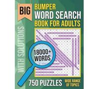 Bumper Word Search Book For Adults: A Giant Collection Of Fun & Challenging Themed Puzzles With Solutions - Relaxing & Brain Stimulating Big Games