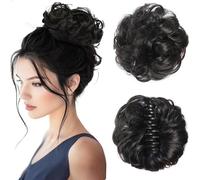 Bun Extension Clips,Hair Buns Hair Piece,Clip in Hair Extensions,Extensions for Women,Messy Bun Hair Piece for Daily Wear and Special Occasions (#1)