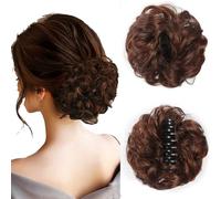 Bun Extension Clips,Hair Buns Hair Piece,Clip in Hair Extensions,Extensions for Women,Messy Bun Hair Piece for Daily Wear and Special Occasions (#2)