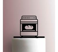 Bun in the Oven - Decoración acrílica para tartas de 5 pulgadas de ancho/morado