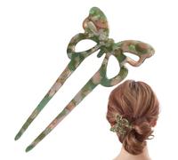 Bun Pins for Hair, U Shaped Animal Hairpins, 4.72x2.52 inches, 2 Prong Hair Fork, Vintage Metal Sticks, Elegant Updo Clips, Hairstyle Accessories for Thin, Thick