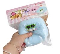 Bun Shaped Squeeze Toys, Dough Ball Fidget Toys for Teens Kids Women Men Adults, Classroom Prizes Goodie Bag Fillers, Boys Girls Christmas Stocking Stuffers, Stress Relief Sensory Toy