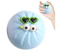 Bun Shaped Squishy - Toy, Fidget Toys with Soft Foam Design, Stress Management Tool, Plush Toy, Playtime Accessory for Boys Girls Adults Kids Birthday Goodie Bag Fillers Christmas