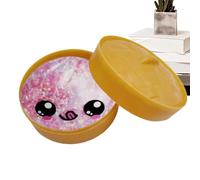 Bun Squeeze Toy, Cute Glitter Bun Shape Stress Relief for and Relaxation, Soft Slow Rising Antistress Design, Sensory Fidget Toy Gift for Adults Students Home Office Travel Party