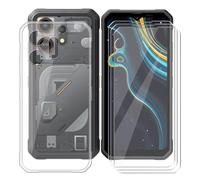 BUNALFaa Funda para Blackview Oscal Marine 3 (6.56") Teléfono + 9H Dureza Cristal Templado (3 Piezas), Cover Antigolpes Protector a Case Prueba de Caídas + Vidrio Templado - Clear