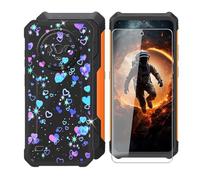 BUNALFaa Funda para Cubot Kingkong ES (6.56") Teléfono + Cristal Templado, Capa Antigolpes y Antiarañazos Protector Silicona Funda Móvil para Cubot Kingkong ES - Ciudad de Fantasia