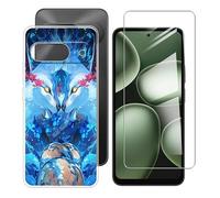 BUNALFaa Funda para Doogee B10 (6.63") Móvil Case + Cristal Templado Protector de Pantalla Capa Antigolpes y Antiarañazos Protector Clear Silicona Carcasas para -E15