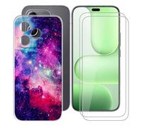 BUNALFaa Funda para Honor 600 Lite (6.6") Teléfono + Protectores de Pantalla 9H Dureza Vidrio Templado(2 Piezas), Antigolpes y Antiarañazos Protectora Prueba de Caídas -Alien