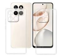 BUNALFaa Funda para Honor X7d 5G (6.77"), 2 Pack Transparent Protección Anti Rasguño Cover TPU Ultrafino Suave Silicona Case para Honor X7d 5G