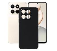 BUNALFaa Funda para Honor X7d 5G (6.77") Teléfono, Capa Antigolpes de Silicona a Prueba de Caídas Protectora TPU Negro Suave Carcasa para Honor X7d 5G - Negro