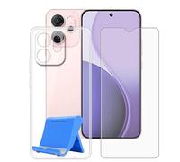 BUNALFaa Funda para OPPO Reno14 F Star Wars (6.57") Teléfono + Cristal Templado, Capa Antigolpes y Antiarañazos Protector Silicona Funda Móvil con Soporte para Teléfono Móvil-Transparent