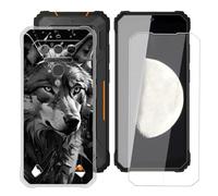 BUNALFaa Funda para Oukitel WP23S (6.52") Teléfono + Protectores de Pantalla 9H Dureza Vidrio Templado, Antigolpes y Antiarañazos Protectora Prueba de Caídas -Tigre Negro
