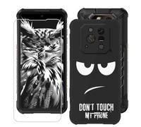 BUNALFaa Funda para Ulefone RugOne Xever 7 Pro (6.67") Móvil Case + Cristal Templado Protector de Pantalla Capa Antigolpes y Antiarañazos Protector Black Silicona Carcasas para - Ignorame