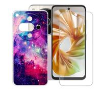 BUNALFaa Funda para ZTE Nubia Focus 2 5G (6.7") Teléfono + Protectores de Pantalla 9H Dureza Vidrio Templado, Antigolpes y Antiarañazos Protectora Prueba de Caídas -Alien