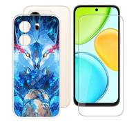 BUNALFaa Funda + Vidrio Templado para Honor X6e (6.61")