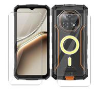 BUNALFaa para Doogee Fire7 Pro (6.56") 9H Dureza Cristal Templado (2 piezas) Vidrio Templado,9H Dureza Película Protector de Pantalla,Resistente a Los Arañazos Protector