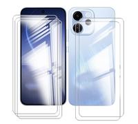 BUNALFaa para Oppo Reno15 FS (6.57") 9H Dureza Cristal Templado (5 piezas) Vidrio Templado,9H Dureza Película Protector de Pantalla,Resistente a Los Arañazos Protector