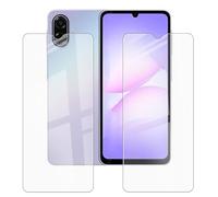 BUNALFaa para Samsung Galaxy A07 5G (6.7") 9H Dureza Cristal Templado (2 piezas) Vidrio Templado,9H Dureza Película Protector de Pantalla,Resistente a Los Arañazos Protector