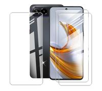 BUNALFaa Vidrio Templado para ZTE Nubia Air Pro | Vidrio balístico Protector de Pantalla, Resistente a caída, Claridad de alta definición Vidrio templado Set (3 Piezas)
