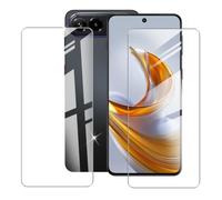 BUNALFaa Vidrio Templado para ZTE Nubia Air Pro | Vidrio balístico Protector de Pantalla, Resistente a caída, Claridad de alta definición Vidrio templado Set (2 Piezas)