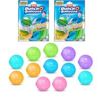 Bunch O Balloons - Globos de agua reutilizables, para niños y adultos (paquete de 12, colores surtidos)