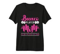 Bunco Player Mom The Idol The Myth Game Night Bunco Player Camiseta Premium