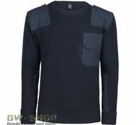 BUNDESWEHR MARINE PULLOVER AZUL MARINO BW PULLI INVIERNO AL AIRE LIBRE EJÉRCI...