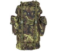 Bundeswehr Mochila de Combate 65L Alu-Aussteifung M95 Cz Camuflaje para Viajes