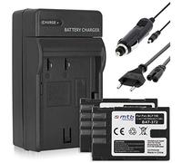 Bundle: 2 Baterías DMW-BLF19 + Cargador de batería Compatible con Panasonic Lumix DMC-GH3, GH4, GH4R / DC-GH5, GH5s / Compatible con Lumix G9 / Compatible con Sigma BP-61 / SD Quattro (H)