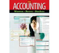 Bundle: Accounting, 24th + WebTutor(TM) on WebCT(TM) Printed Access Card
