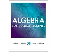 Bundle: Algebra for College Students, 9th + Student Solutions Manual