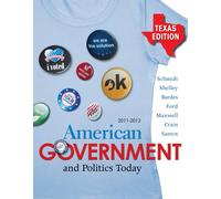 Bundle: American Government and Politics Today - Texas Edition, 2011-2012, 15th + WebTutor™ on Blackboard with eBook on Gateway Printed Access Card