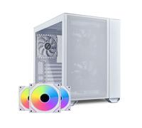 Bundle Caja ATX Lian Li O11 AIR MINI Blanca + Pack 3 Ventiladores Lian Li UNI FAN SL120 Infinity RGB Blancos