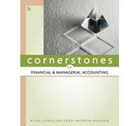 Bundle: Cornerstones of Financial and Managerial Accounting, 2nd + CengageNOW on Blackboard Printed Access Card