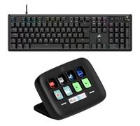 Bundle Corsair K70 CORE Teclado Mecánico Gaming RGB Switch MLX Red Negro + Elgato Stream Deck Neo