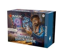 Bundle de Asesinatos en la mansión Karlov, de Magic: The Gathering - 9 sobres de juego, 30 cartas de tierra + accesorios, Version Anglaise