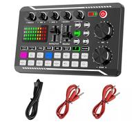 Bundle de equipos de podcast - kit de tarjeta de sonido de podcasting, kit de podcasting de micrófono | Equipo de grabación de profesional para estudio, transmisión y creación de contenido, micr