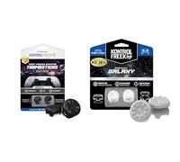 Bundle de KontrolFr PS Fr alaxy Black para PlayStation 4 (PS4) y PlayStation 5 (PS5) Negro + KontrolFr PS Fr alaxy Blanco|Palancas de Precisión para PS5 & PS4 | Aumento de Altura para