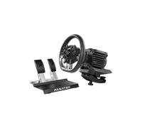 FANATEC CSL Elite Volante de Carreras, Base y Pedales Licencia Oficial Gran Turismo DD Pro Playstation - Volante Polyphony Digital, FluxBarrier Direct Drive, Juego de dos Pedales para PC, PS5, PS4