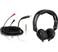 Bundle: HD 25 Cable DeLuxe 3,5 m + juego de almohadillas de terciopelo - Negro