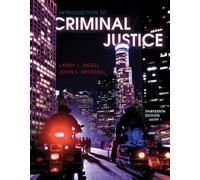 Bundle: Introduction to Criminal Justice, 13th + WebTutor™ on WebCT™ with eBook on Gateway Printed Access Card