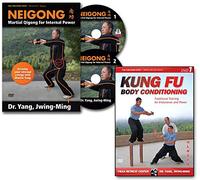Bundle: Kung Fu Body and Neigong DVDs (YMAA) Kung Fu Qigong and Meditation by Dr. Yang, Jwing-Ming