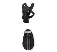 Bundle of BabyBjörn Mochila Porta Bebé Mini, Malla 3D, Negro + Funda para Mochila Porta Bebé, Negro